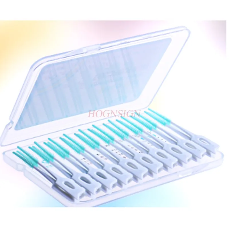 Tooth Stick Beautiful Silicone Interdental Brush Interdental Brush Soft Silicone Interdental Brushing Teeth Care Correction Sale