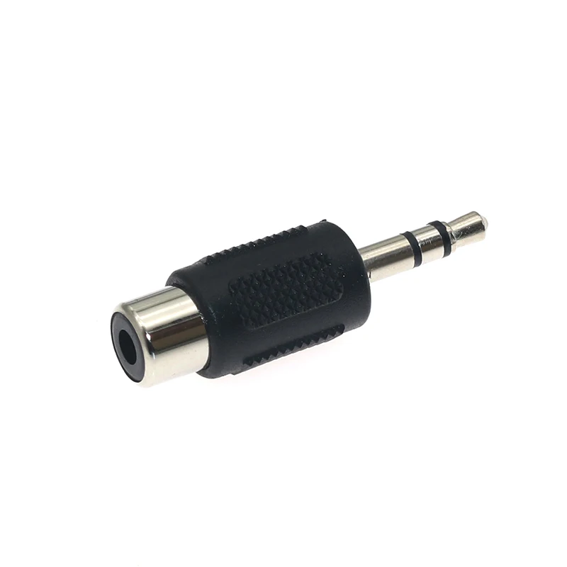 3.5Mm Rca Mono Man-vrouw Audio Adapter Coupler Stereo Twee-Kanaals Rca Vrouwelijke Connector Audio Plug Solderless 5/10/20 Stuk