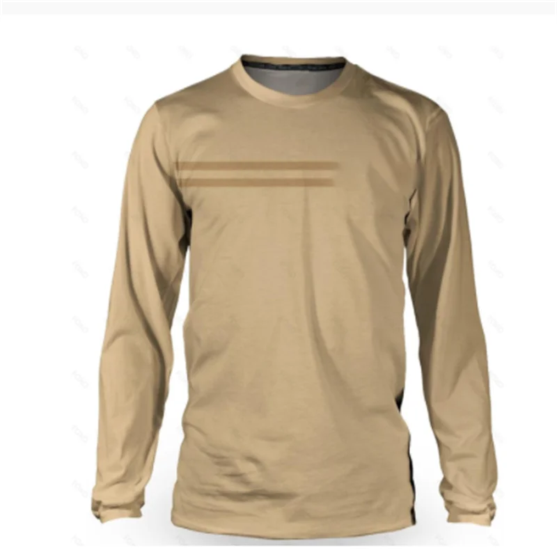 Camiseta de manga larga de carreras para hombre, ropa de ciclismo, camisetas de descenso, ropa de motocicleta y Motocross, camisa MTB, novedad