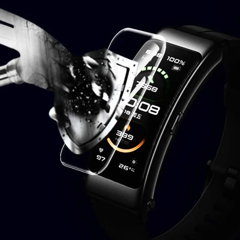 5 шт. прозрачный мягкий силиконовый чехол из ТПУ Smartband Защитная пленка для Huawei TalkBand Talk Band B6 смарт-браслет не оставляющее отпечатков пальцев