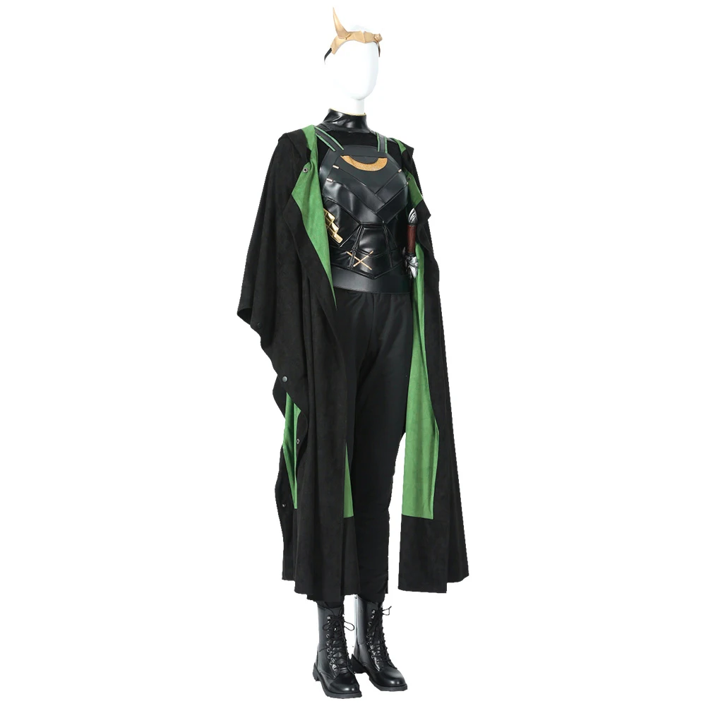 Loki Season One Cosplay Costume Lady Loki Sylvie Outfit Fancy Carnival Halloween Role-playing Clothes Full Sets With Shoes