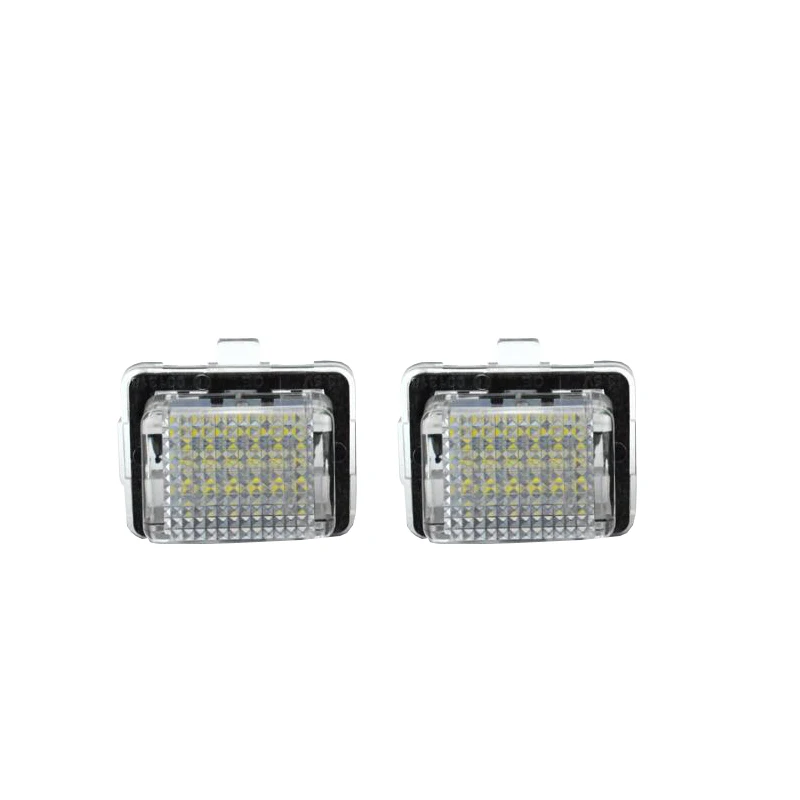 

2Pcs For Benz C Class W204 E CLASS W212 S CLASS Coupe W216 W207 S-CLASS W221 white LED License Plate Light Number Plate Lamp