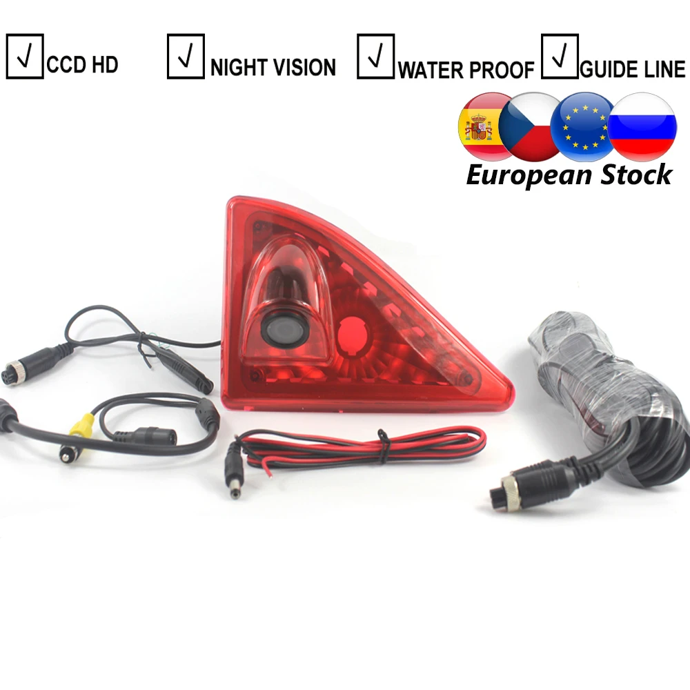 

Car Camera For Nissan NV400 Renault Master Opel / Vauxhall Movano Brake Light RearView Backup Reverse parking Camera Water Proof