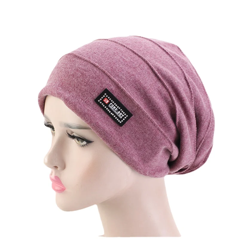 Double Fabric Skullies & Beanies  Hats For Adult Fashion Autumn Winter Hats For Women And Men