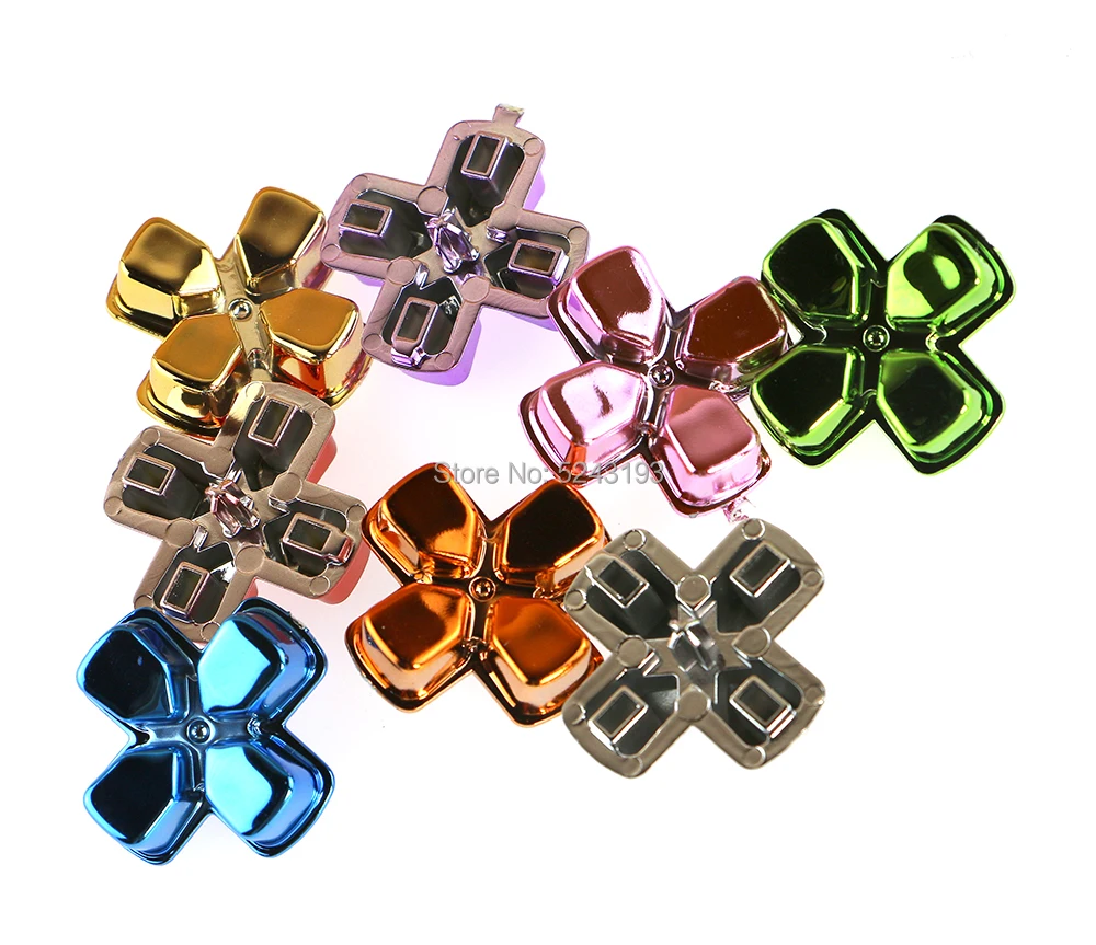 1PCS Chrome Kreuz Taste D-pad Action Taste Kreuz Dpad Richtung Schlüssel Reparatur Ersatz Für Playstation Dualshock4 PS4 Gamepad