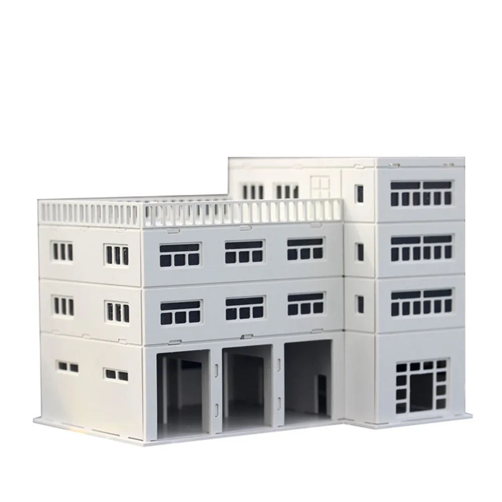 

DIY Ho N Scale Modern Architecture Sand Table Plastic Assembly Model Building Kits Train Model N