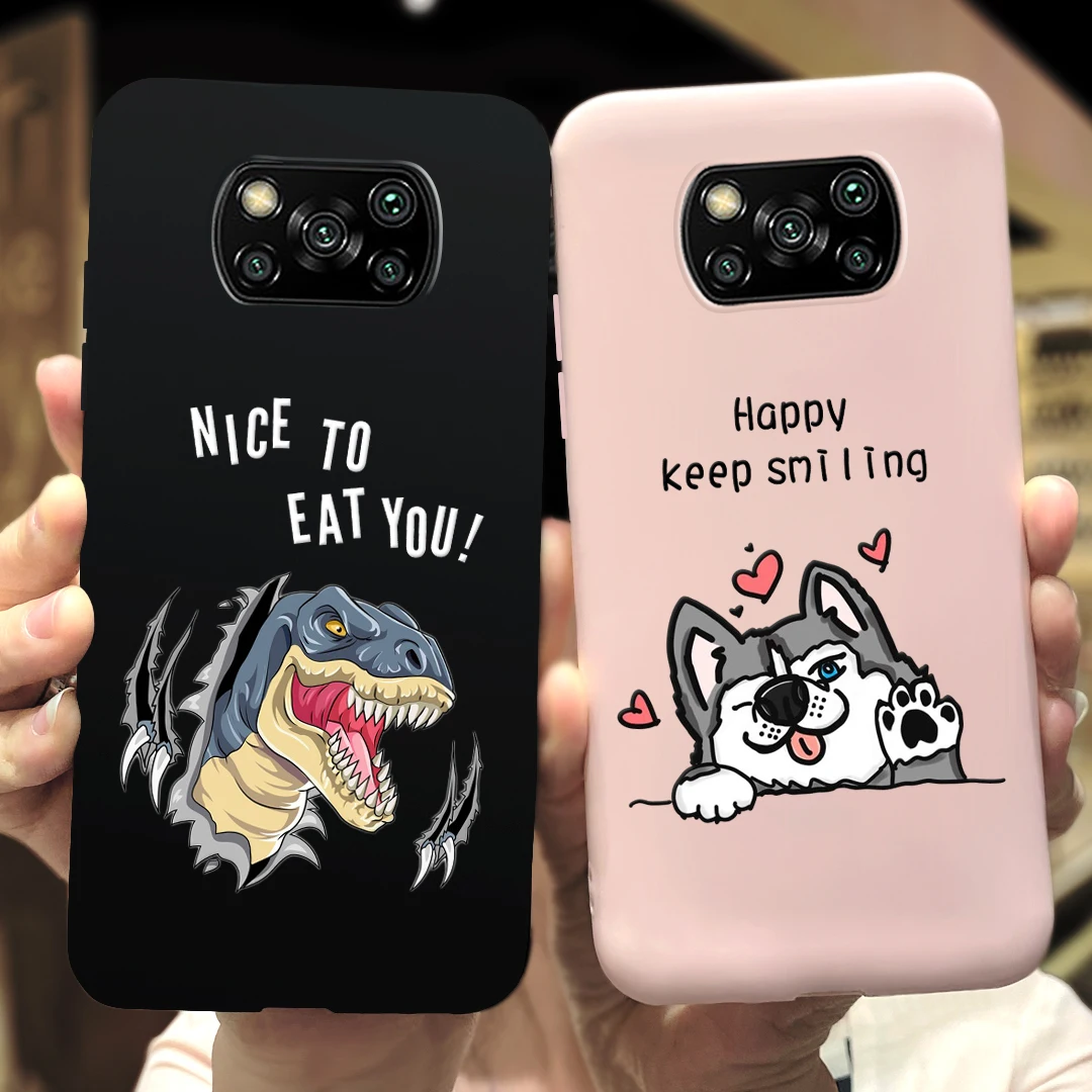 Xiaomi Poco X3 NFC 케이스 실리콘 TPU 전화 커버 Xiaomi Poco X3 X 3 Pro M3 3X PocoX3 보호용 백 케이스 범퍼 쉘