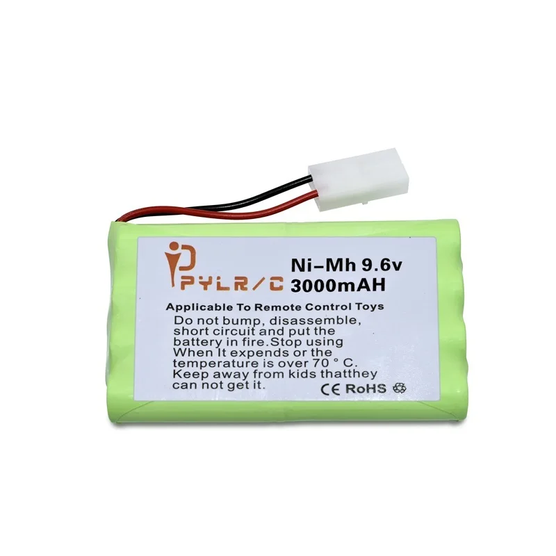 9.6v 3000mAh Rechargeable Battery For Rc toys Cars Tanks Robot Boat Gun NiMH Battery AA Upgrade 2400mah 9.6V Batteries Pack 1Pcs