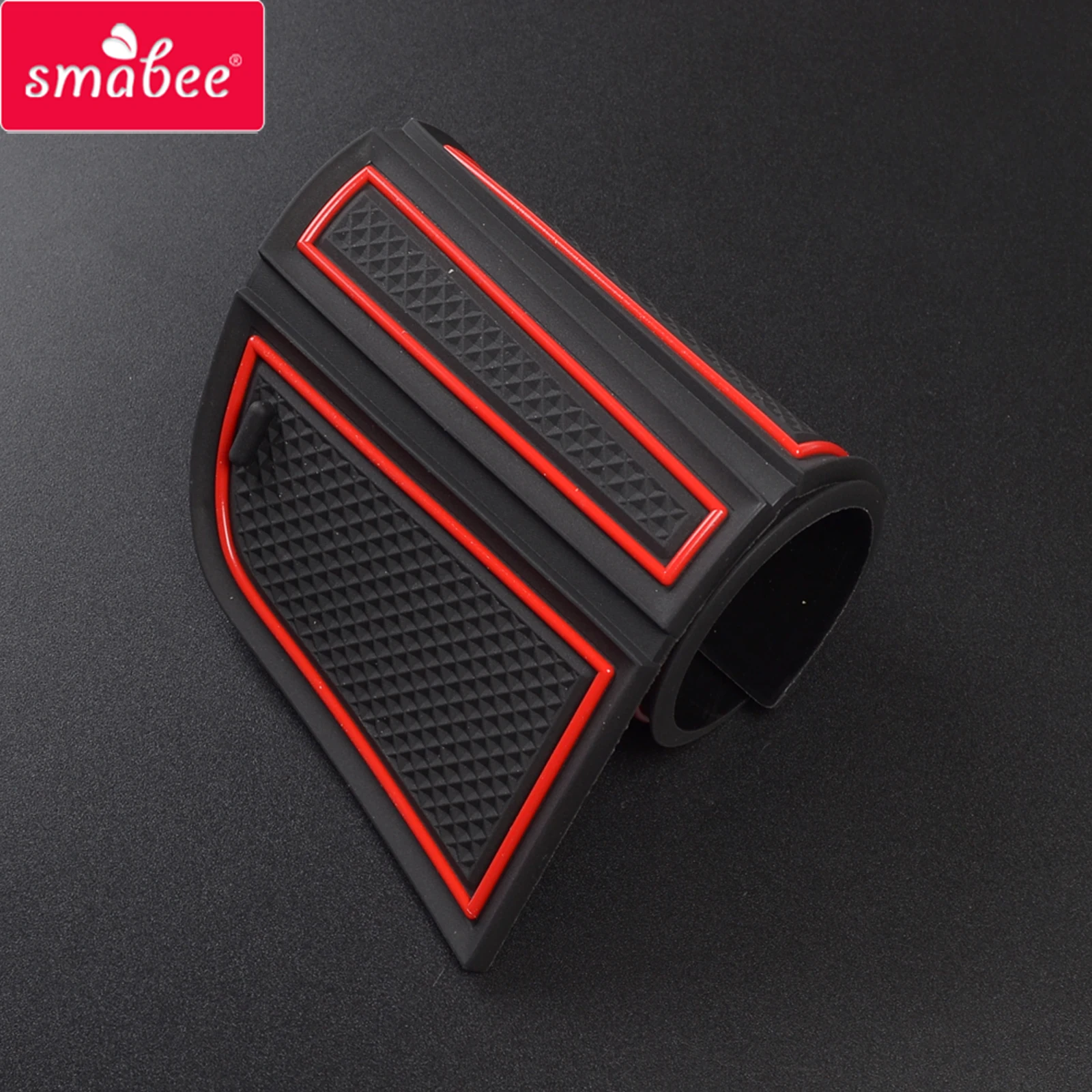 Smabee Anti-Slip Gate Slot Cup Mat for Peugeot 2008 e-2008 GT Line 2019-2024 Door Groove Non-slip Pad Accessories Rubber Coaster