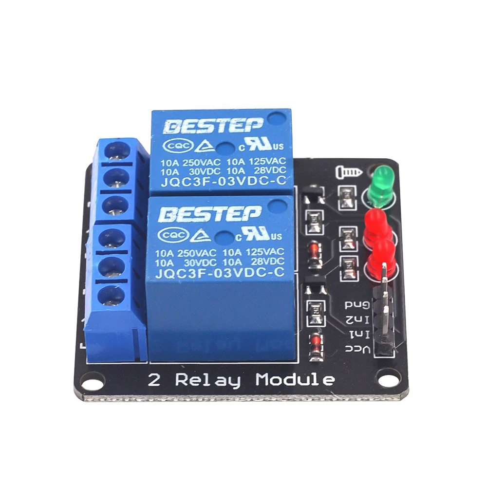 3V 3.3V 1 Channel/2 Channel/4 Channel Relay Module Low Level Trigger With Photorelay Output Arduino 1/2/4 Channel Relay Module