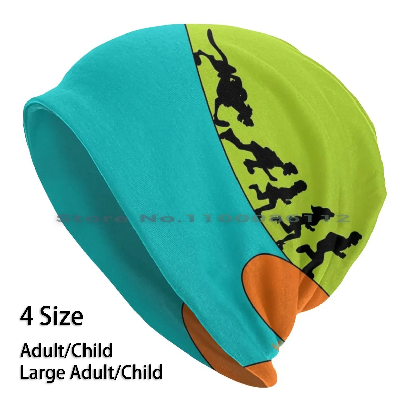 

Mystery Gang-Phantom Shadow Beanies Knit Hat Shaggy Velma Daphne Fred Mystery Machine Mystery Incorporated Hanna Barbera