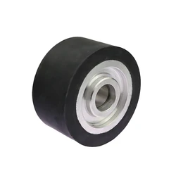 150*75mm Solid Rubber Contact Wheel for 6203 bearings Belt Grinder Part