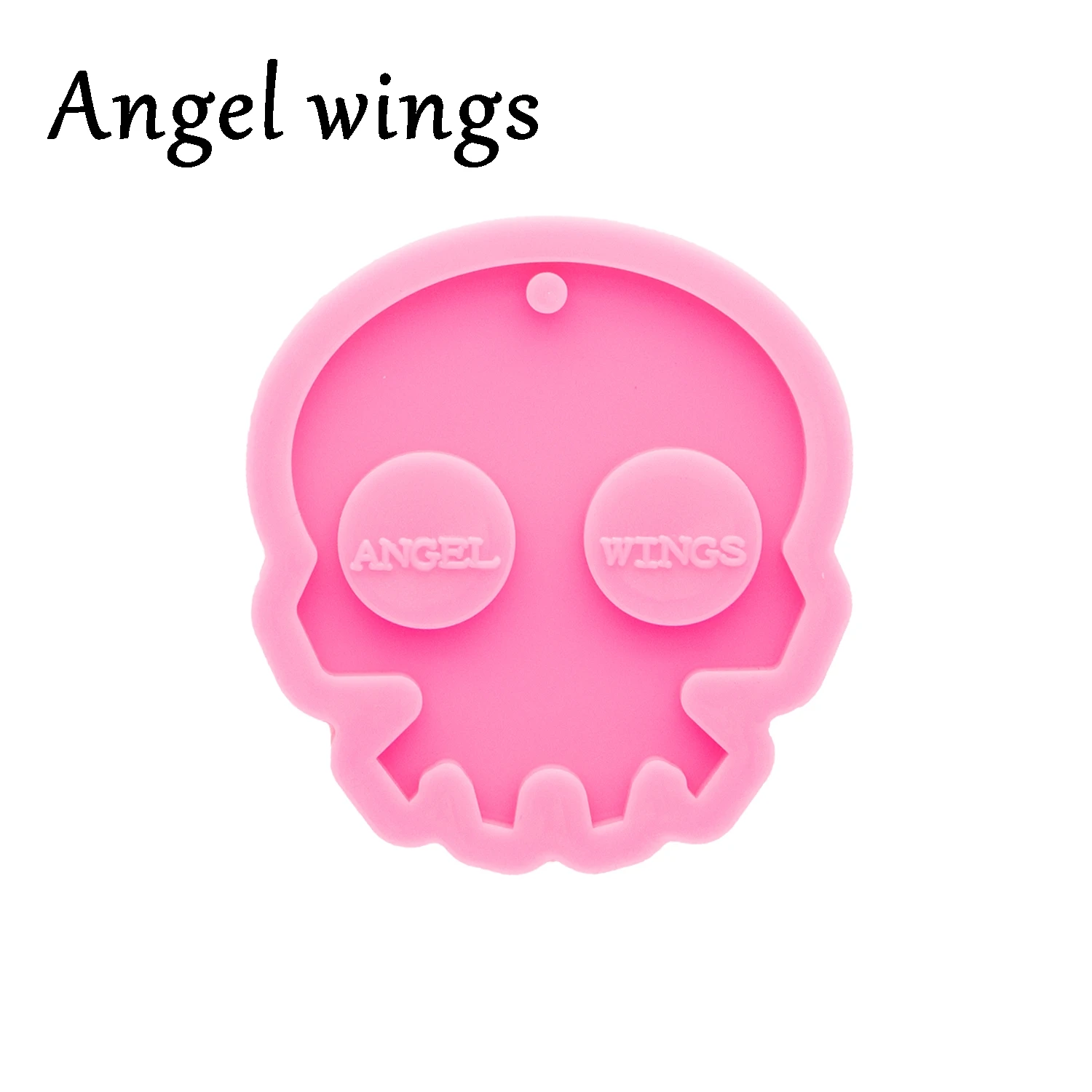 DY0537 Bright Halloween Skull Silicone Resin Casting Molds for Keychain - Resin Mould - Epoxy DIY Jewelry Craft Tool