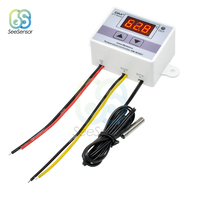 12V 24V 110V 220V XH-W3001 W3001 Digital LED Temperature Controller 10A Thermostat Control Switch Probe