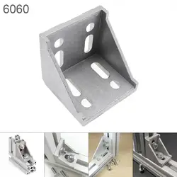 Angle Bracket 6060 Aluminum Corner L Shape Right Angle Support Connector Extrusion Industrial Aluminum Profile