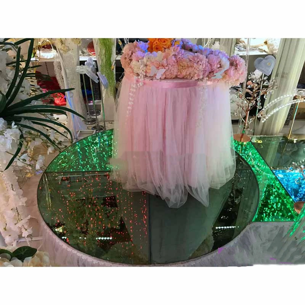 10pcs)60cm Diameter)Wedding event and party display table decor  props hot mirror for birthday celebration AB0508