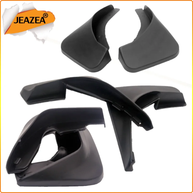 

JEAZEA Black Mud Flaps Splash Guards Mudguard Mudflaps Fenders with Screws For VW Golf 6 MK6 Hatchback Bora Audi A6l A6 C6 Sedan