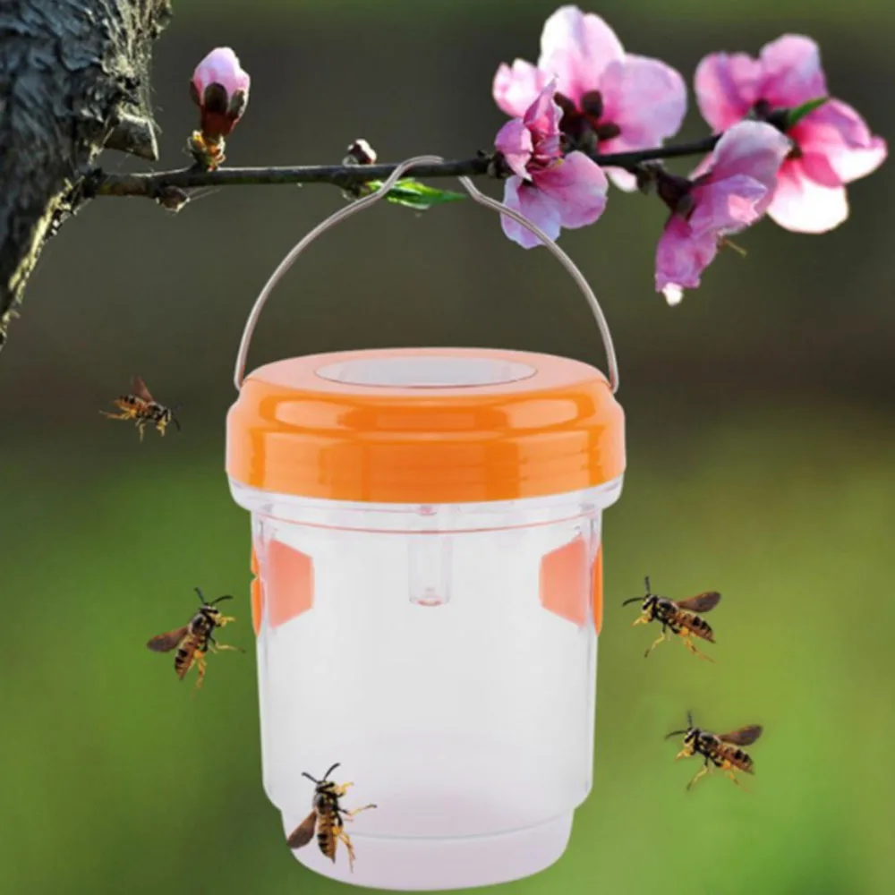 Eco-friendly Solar Powered Outdoor Wasp Traps  Outdoor Fly Traps for  Wasps, Insects, Fruit Fly