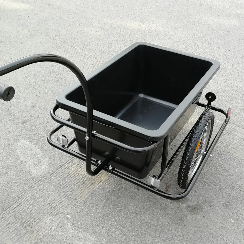 

Foldable Bike Cargo Trailer for Camping Tent Luggage Carry Transport Outdoor Aluminum Alloy 2 Wheel Dog Pet Bicycle Trailer