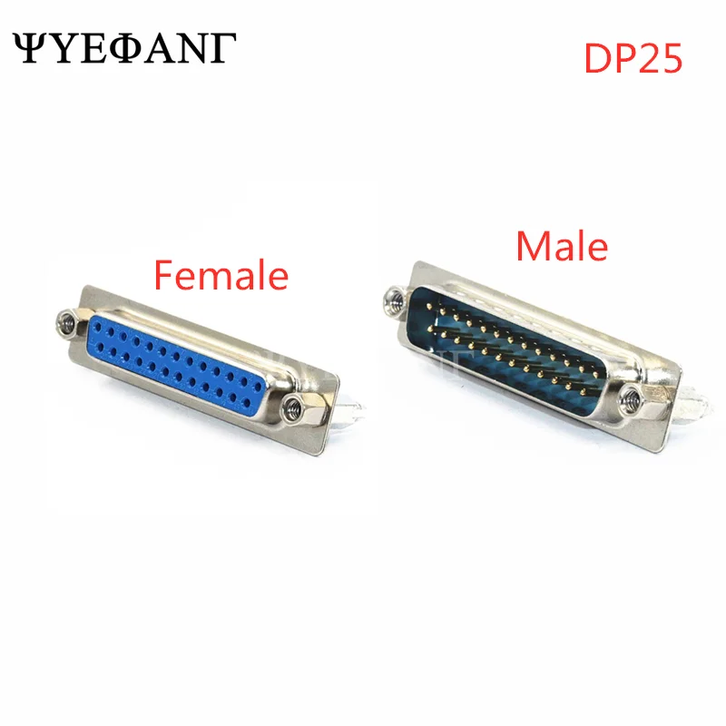 5PCS DB9 DB15 DB25 DB37 9/15/25/37 Pin Straight 180 Degree Male Female Plug D-sub PCB Mounting Connector DP9 DP15 DP25 DP37
