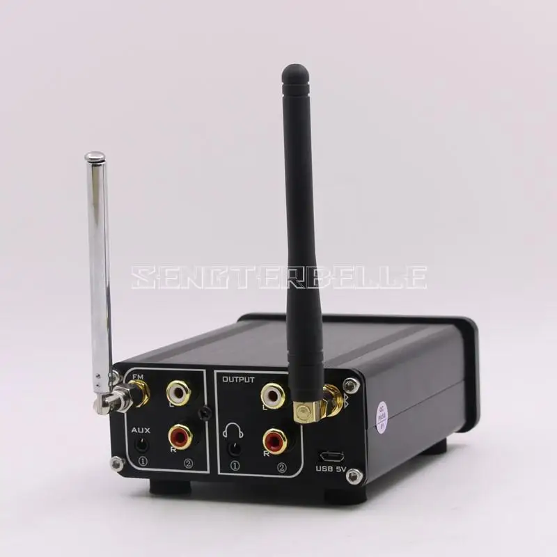 L7 HiFi Bluetooth 5.0 Decoder APE Verlustfreier Musik-Audioplayer Mini-Vorverstärker Unterstützt U-Disk SD FM Radio