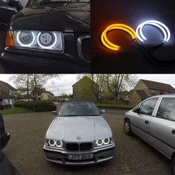 Switchback Cotton Light LED Angel Eye Dual Color For BMW 3 Series E30 E36 M3 333i 325i 323i 316i 318i 325td 1982-2000