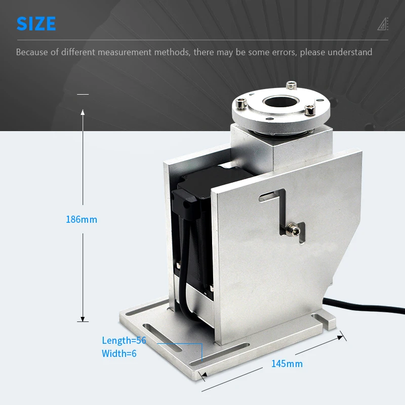 Laser Marking Worktable Parts Rotary For Engraving Marking Rotary Pen Pencil Diameter 300mm