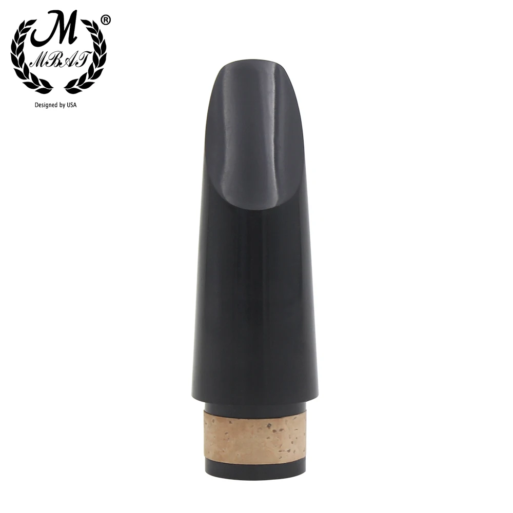 M MBAT Clarinet Mouthpiece Black ABS Clarinet Mouthpiece Professional Portable Woodwind Musical Instrument Accessories & Parts