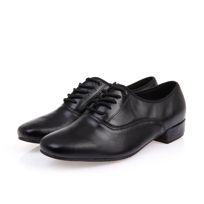 Leder Männer Tanz schuhe Sport quadratische Schuhe für Männer Erwachsene Soft Dance Latin Schuhe moderne Walzer männliche Turnschuhe erhöhen