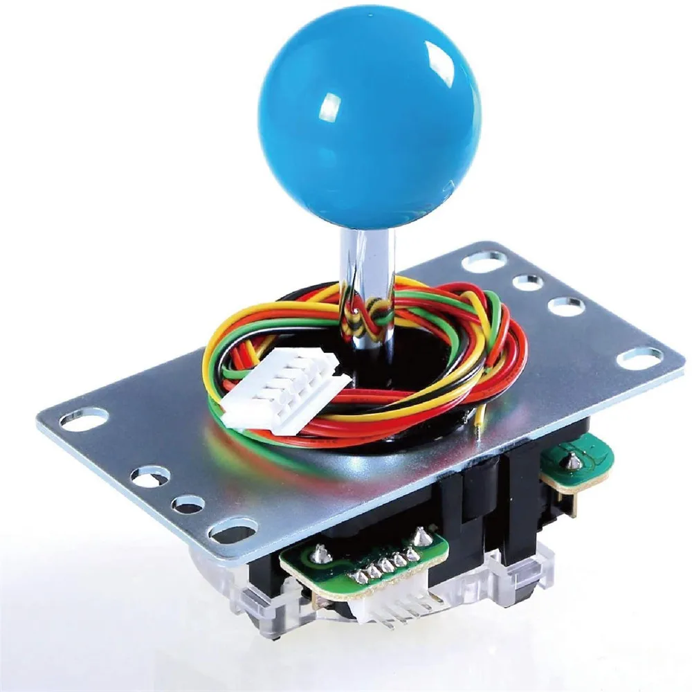 Original Japan Sanwa Joystick JLF TP 8YT Fighting Rocker With Topball 5pin Wire Jamma Arcade Game PC PS3 XBOX Kit DIY