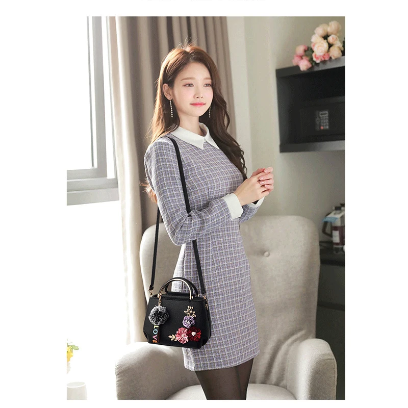 Women bag Handbag bag for women Shoulder bag Crossbody Bag Simulation flower woman bag fashionable one shoulder crossbody bag