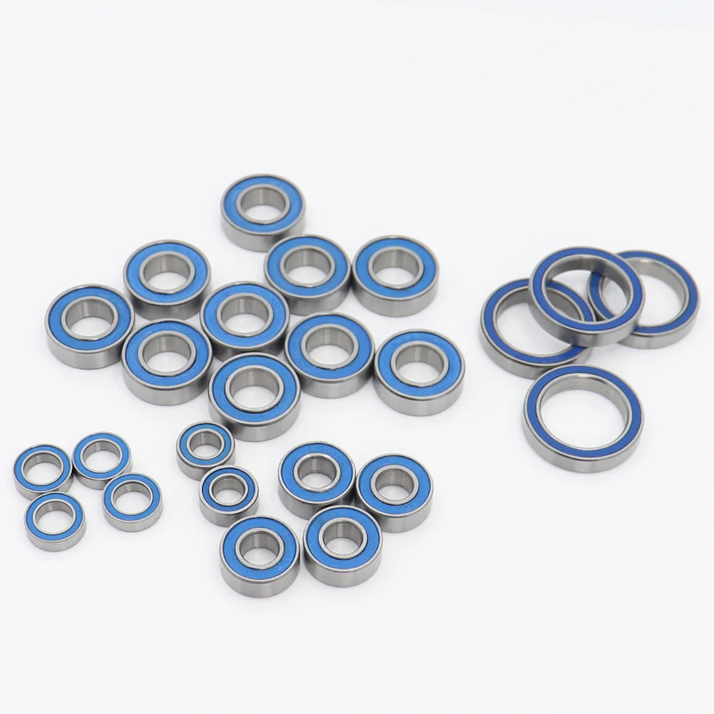 Mugen MBX8 / MBX8 cuillère à soupe scellé roulement à billes Kit Total 24 PC ABEC-3 bleu scellé RC roulements