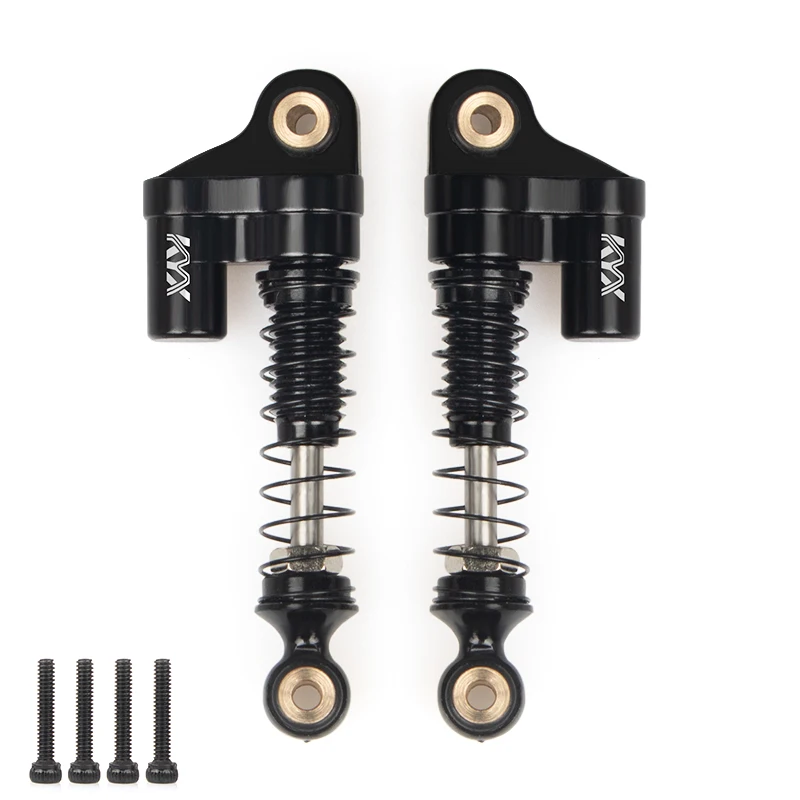 

KYX Racing CNC Machined 37mm Aluminum Shock Absorber Upgrades Parts for 1/24 RC Crawler Car Axial SCX24 Deadbolt JLU C10 B-17