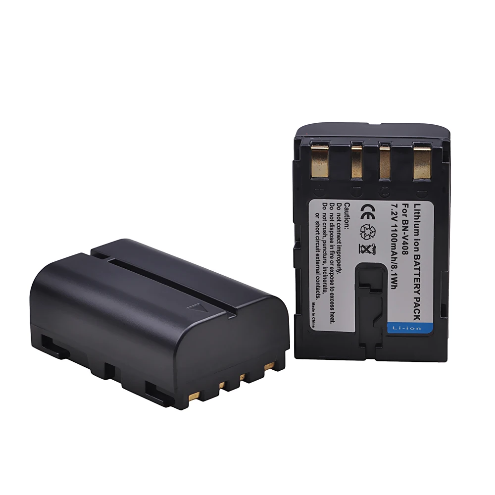 1100mAh BN-V408 BN V408 V408U Battery for JVC BNV408 battery, D70EK D70U D70US D72 D72U D72US D73 D73US D90 D90K D90US Camcorder