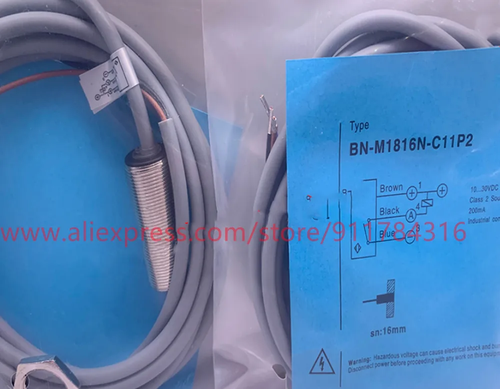 

3pcs New High quality Contrinex Proximity Switch BN-M1816N-C11P2