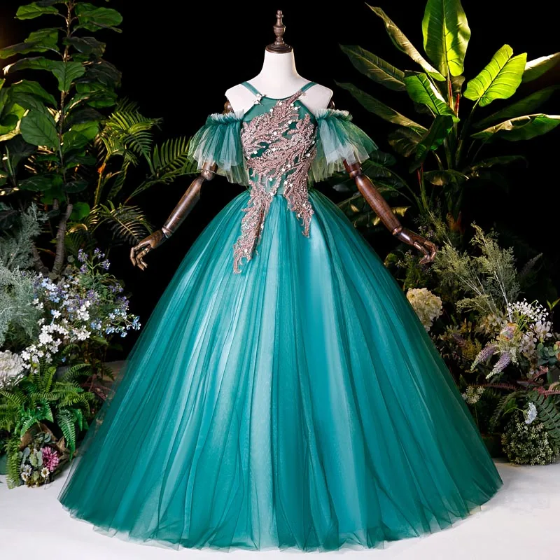 100% real butterfly sleeve flower luxury ball gown medieval dress Renaissance gown queen Victorian Belle Ball gown