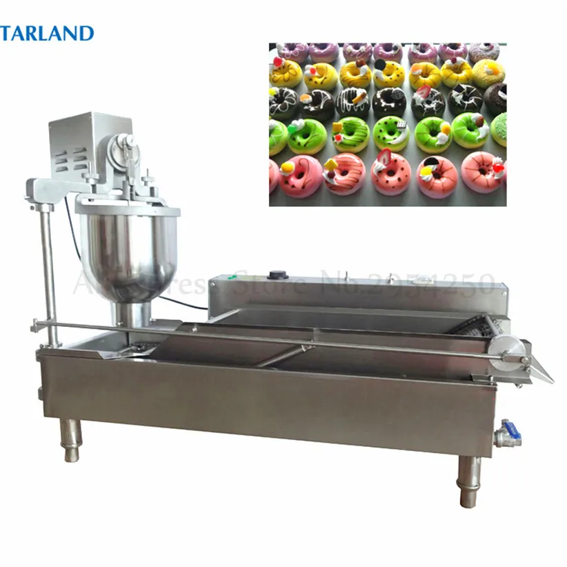 

Stainless Steel Donut Fryer Machine Easy Operation Electric Donuts Maker 220V/110V 3 Molds