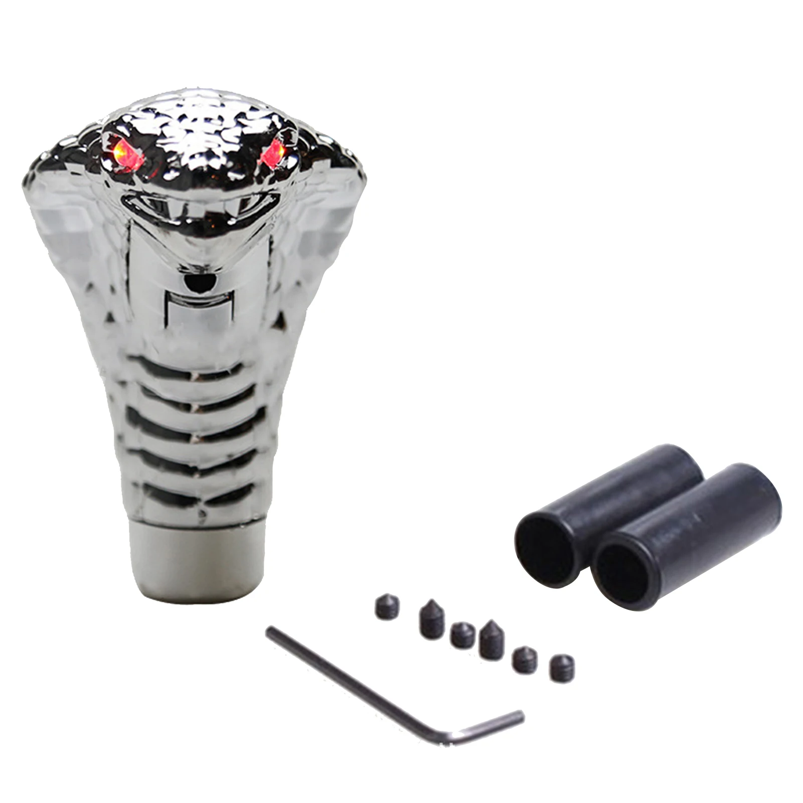 1Pc Universal Snake Designed Universal Car Manual Gear Shift Knob Stick with LED Lamp Car Styling Accessories Interior