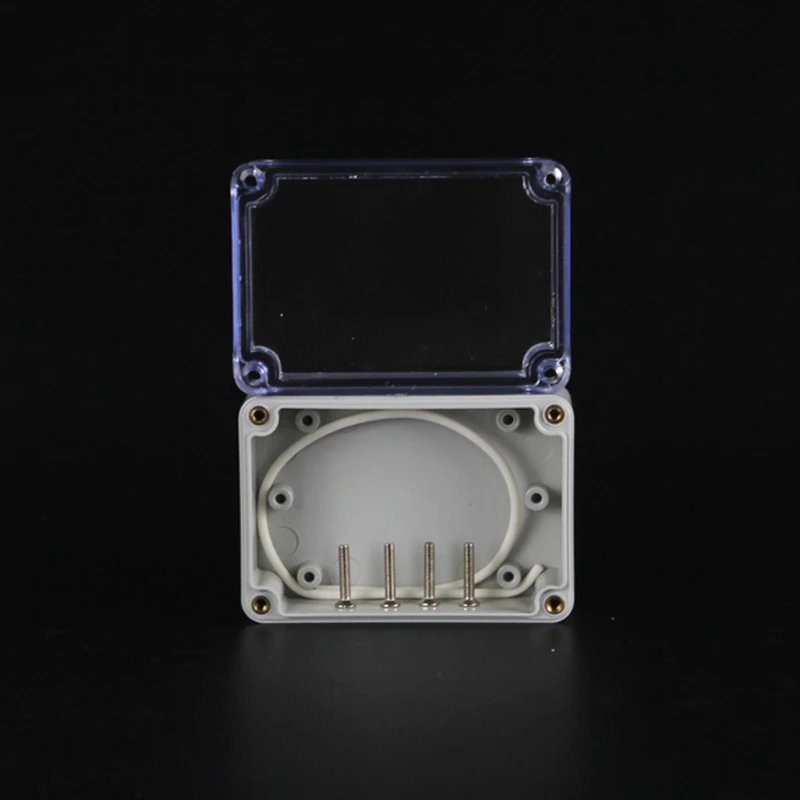 83x58x35mm ABS IP65 Waterproof Plastic Wire Junction Box Transparent Enclosure Clear Project Case Electronic Terminal