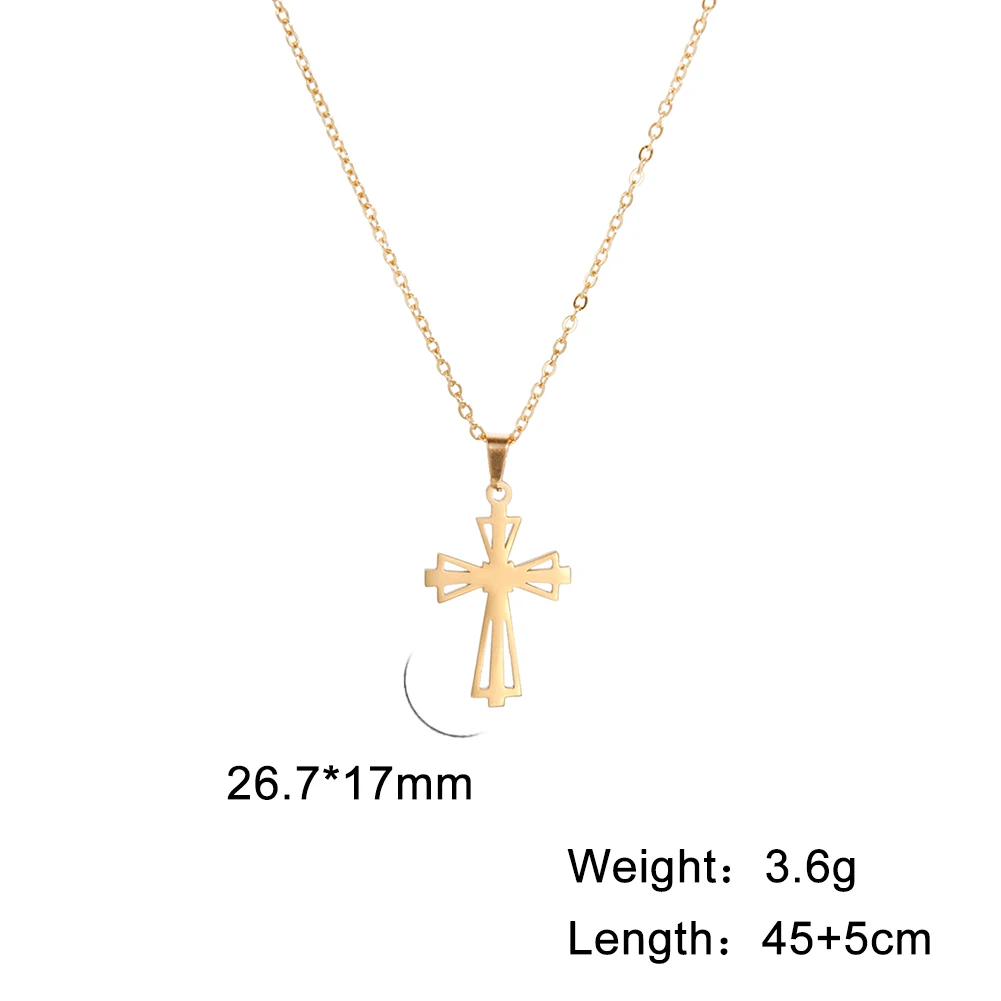 قلادة بدلاية عبر Skyrim للرجال والنساء ، فولاذ مقاوم للصدأ ، سلسلة مسيحية ، مسيح ، مجوهرات دينية ، هدية ، موضة جديدة #5