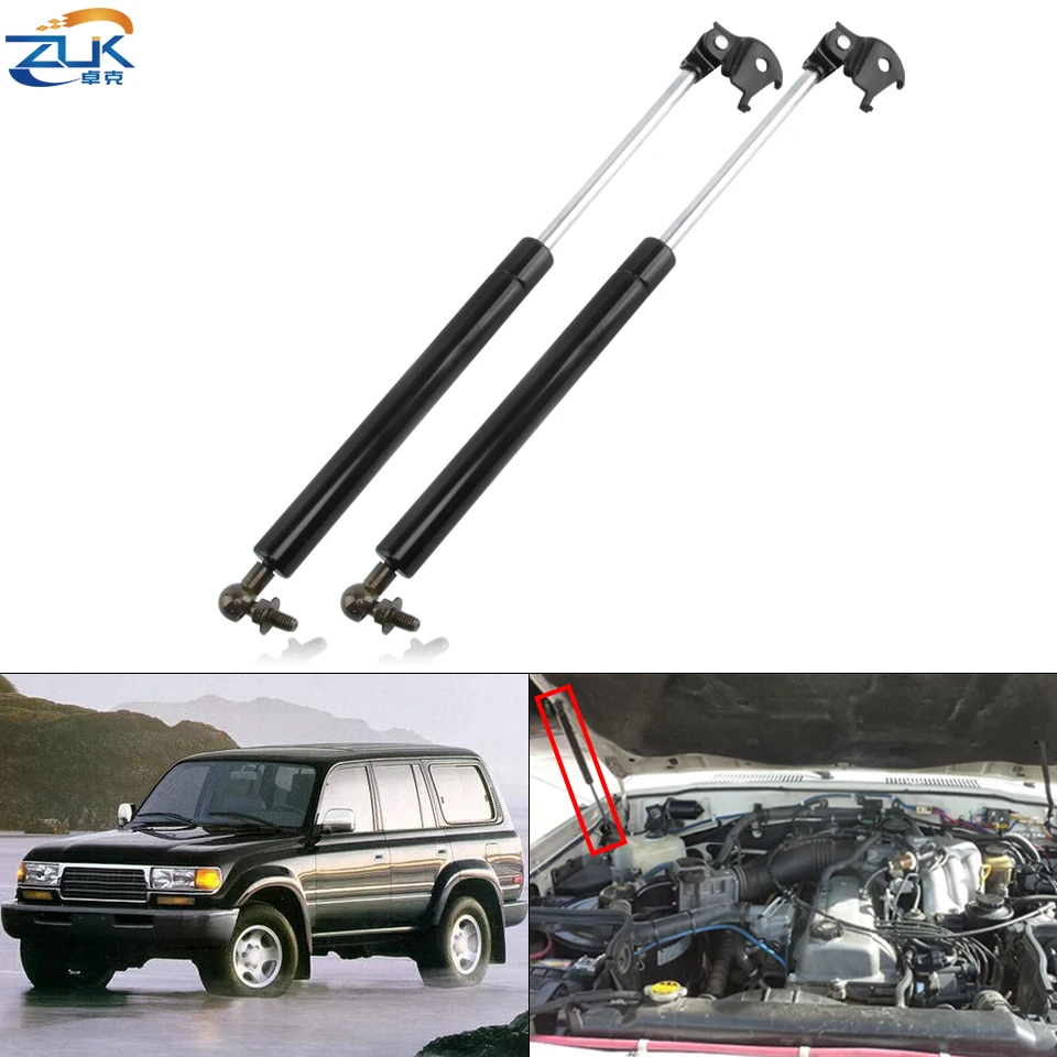 ZUK Engine Hood Stay Bar Bonnet Support Gas Spring For Toyota LAND CRUISER 80 1990-2006 HDJ80 FJ80 FZJ80 HZJ80 Series