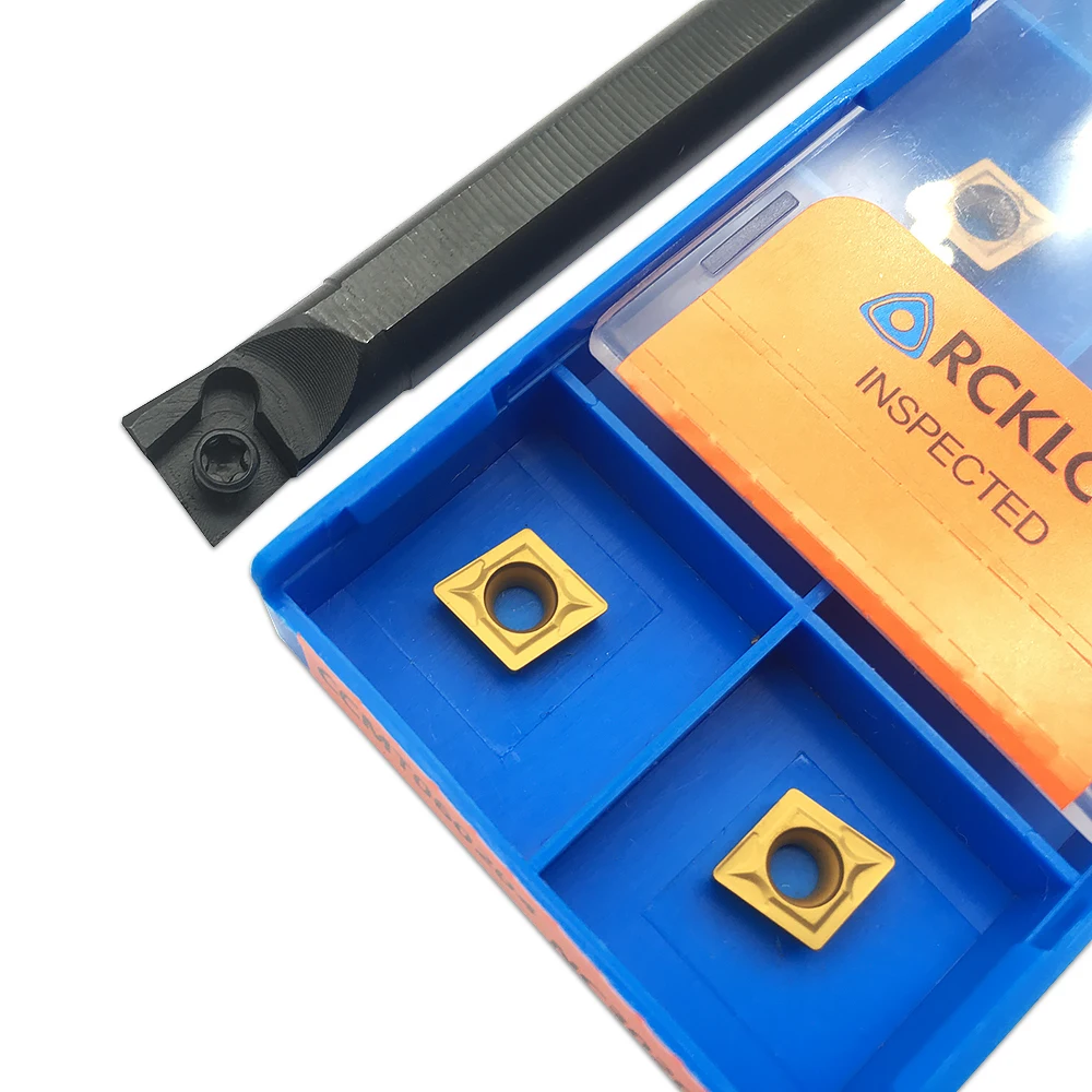 Portautensili per tornitura interna S08K S10K S12M S16Q SCLCR 06 CCMT060204 CCMT 060208 inserti in metallo duro di alta qualità utensili CNC