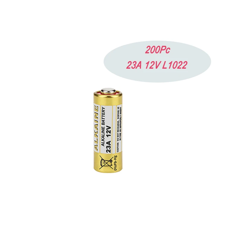 

200Pcs Wholesale Factory wholesale New 12V Camelion A23 23A Ultra Alkaline battery/alarm batteries