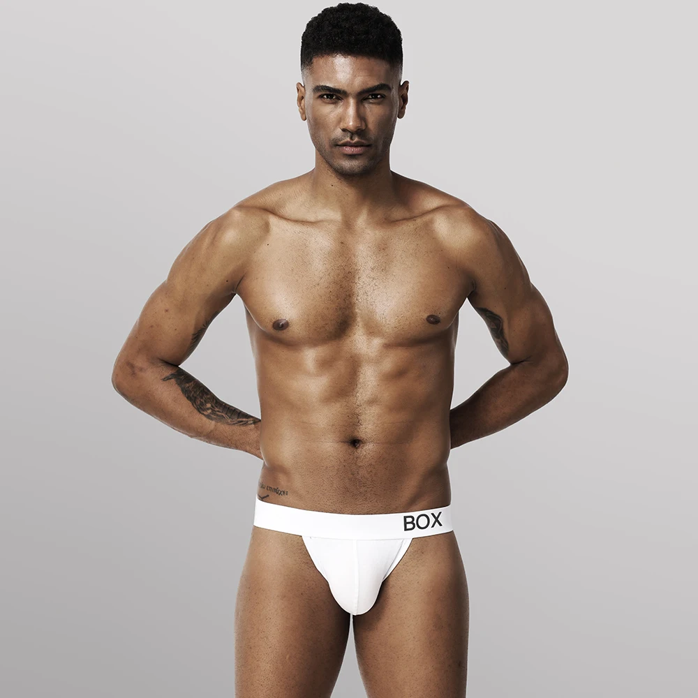 Slips Sexy pour hommes, sous-vêtements Jockstrap, pochette, culotte en coton, tongs, sous-vêtements pour Gay