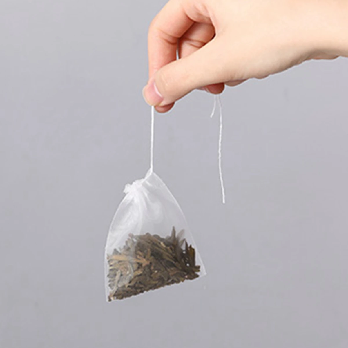 6x8/7x9/8x10cm Transparent Nylon Tea Bags for Loose Tea Empty Tea Bags Disposable Teabags with String Heal Seal Filter Herb Bags