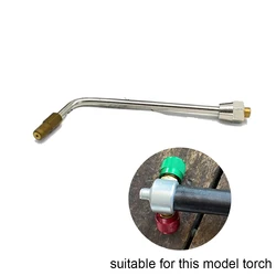 1PCS Copper Brass Long Tip Welding Accessory for Jewelry Soldering Torch
