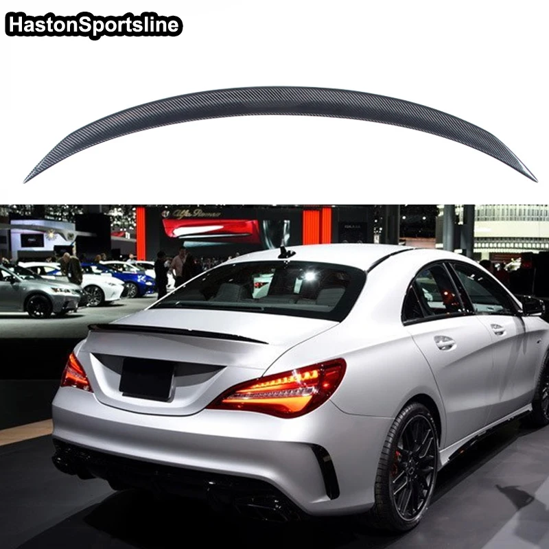 

For Mercedes CLA Class W118 AMG Style Carbon Fiber Rear Trunk Spoiler Car Wing 2020UP