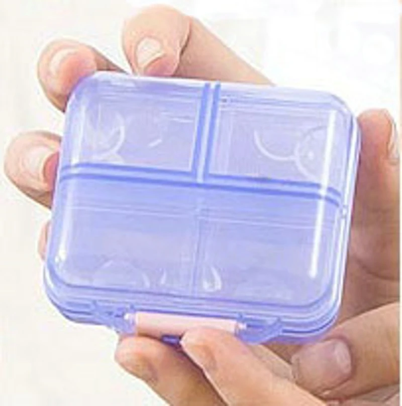 

pill box Mini Pill Box With Kit One Week Portable Pills Storage Travel Medicine Container Transparent Medicina Organizador