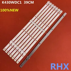 TV Lamp Kits LED Backlight Strips For AOC LE43M3570/60 LE43M3579 LED Bars Bands 4708-K43WDC-A1113N11 Rulers K430WDC1 A1 39CM