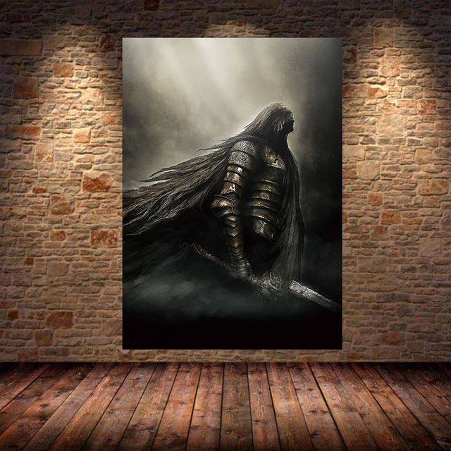 The Dark Souls 3 Game Poster Oil Painting Wall Art Canvas Painting Prints Bedroom Living Room Home Bedroom Bar Restaurant Decor